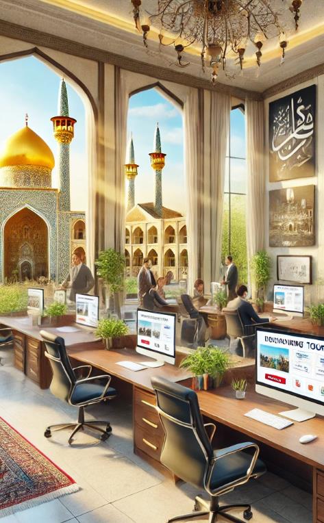 دانلود پاورپوینت طرح کسب‌وکار شرکت توریستی زیارتی (مشهد)
