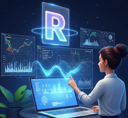 دانلود ppt پاورپوینت محاسبات آماری (نرم افزار R) کمیاب و عالی