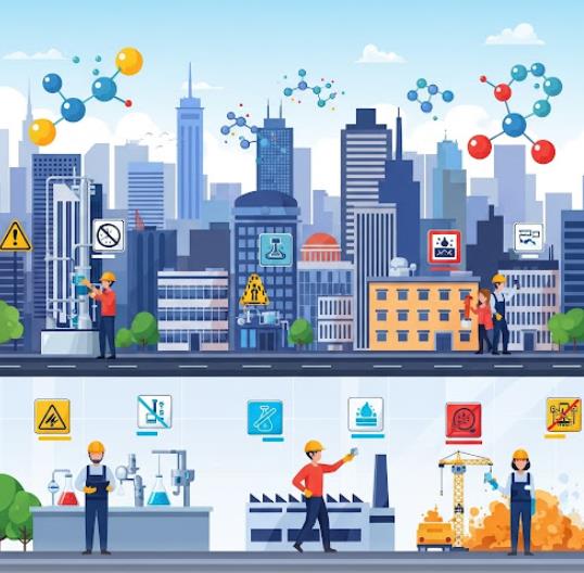 دانلود ppt پاورپوینت ایمنی و بهداشت مواد شیمیایی کمیاب و عالی