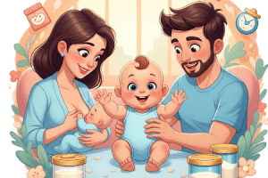 دانلود ppt پاورپوینت تغذیه کودکان ازتولد تا 12 ماهگی کمیاب و عالی