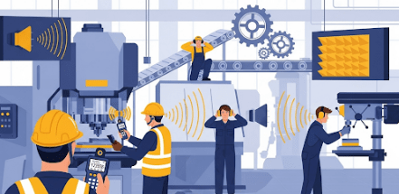 دانلود ppt پاورپوینت ارزیابی صدای محیط کار کمیاب و عالی