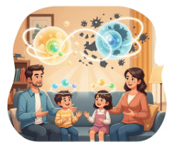 دانلود ppt پاورپوینت نقش ارتباط خانوادگی در کاهش اختلالات رفتاری