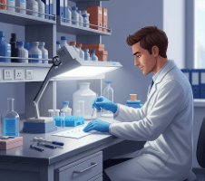 دانلود ppt پاورپوینت کنترل کیفی آزمایشگاه میکروب شناسی کمیاب و عالی