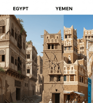 دانلود ppt پاورپوینت تجارت مرمت شهری (مصر، یمن، تونس) کمیاب و عالی