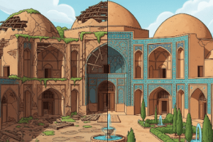 دانلود ppt پاورپوینت مرمت کارونسرای حسین خانی همدان کمیاب و عالی