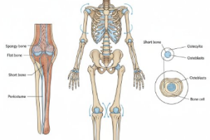 دانلود ppt پاورپوینت آناتومی و فیزیولوژی اسکلت کمیاب و عالی