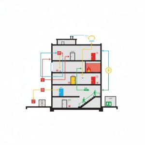 دانلود ppt پاورپوینت ایمنی در برابر آتش در ساختمان‌ها کمیاب و عالی