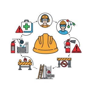 دانلود ppt پاورپوینت ایمنی کارگاه ساختمانی و HSE کمیاب و عالی