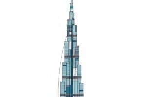 دانلود ppt پاورپوینت برج خلیفه دبی کمیاب و عالی