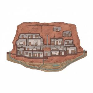 دانلود ppt پاورپوینت معماری صخره ای میمند کمیاب و عالی