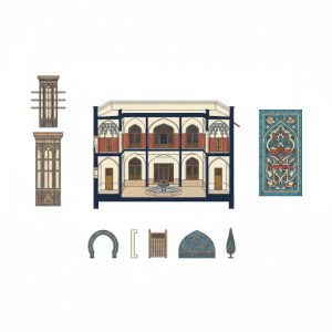 دانلود ppt پاورپوینت معماری قاجاریه کمیاب و عالی