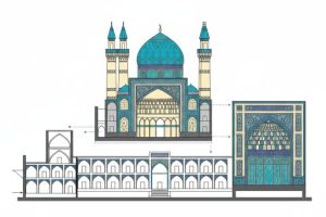 دانلود ppt پاورپوینت معماری مساجد ایرانی اسلامی کمیاب و عالی