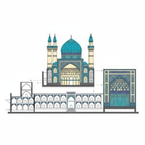 دانلود ppt پاورپوینت معماری مساجد ایرانی اسلامی کمیاب و عالی